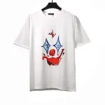 Louis Vuitton Joker smiley face logo print T-Shirts white