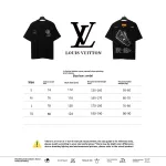  Louis Vuitton limited hand-painted shoe print T-Shirts black