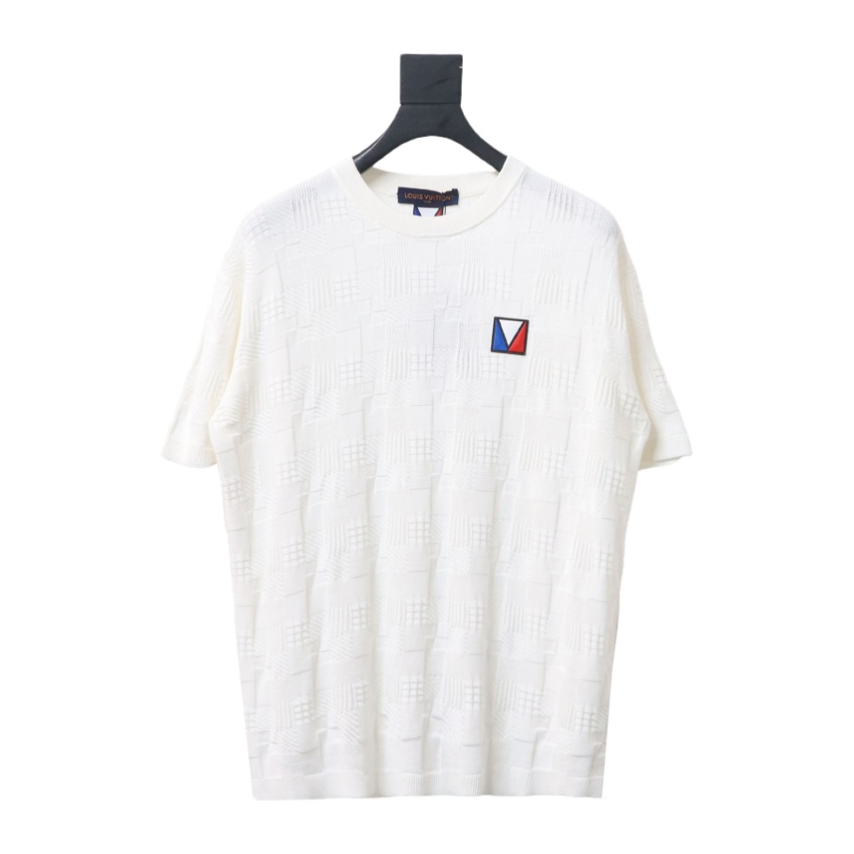LOUIS VUITTON linen and cotton cloud T-Shirts T-shirt