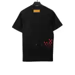  Louis Vuitton monogram hand-painted gradient T-Shirts black