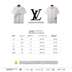 Louis Vuitton monogram hand-painted gradient T-Shirts white