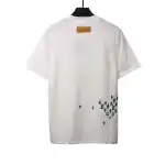 Louis Vuitton monogram hand-painted gradient T-Shirts white