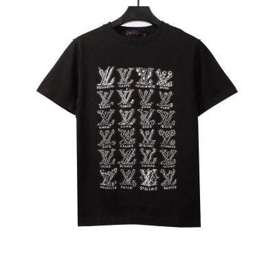 Louis Vuitton multi-series LOGO graffiti T-Shirts 01