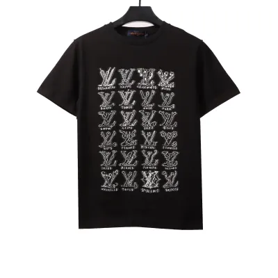 Louis Vuitton multi-series LOGO graffiti T-Shirts 01