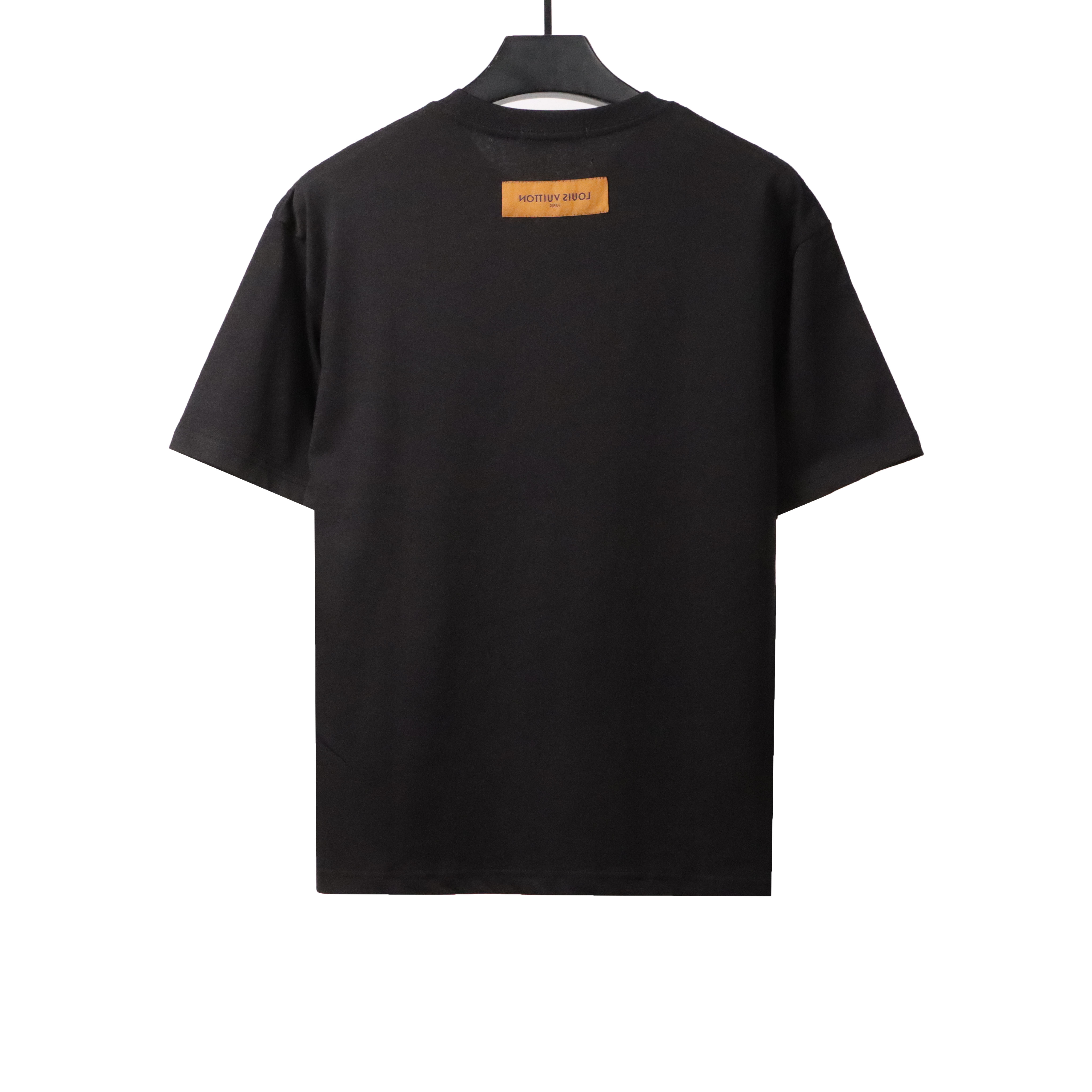 Louis Vuitton neckline multi-series pattern T-Shirts black