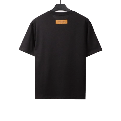 Louis Vuitton neckline multi-series pattern T-Shirts black 02
