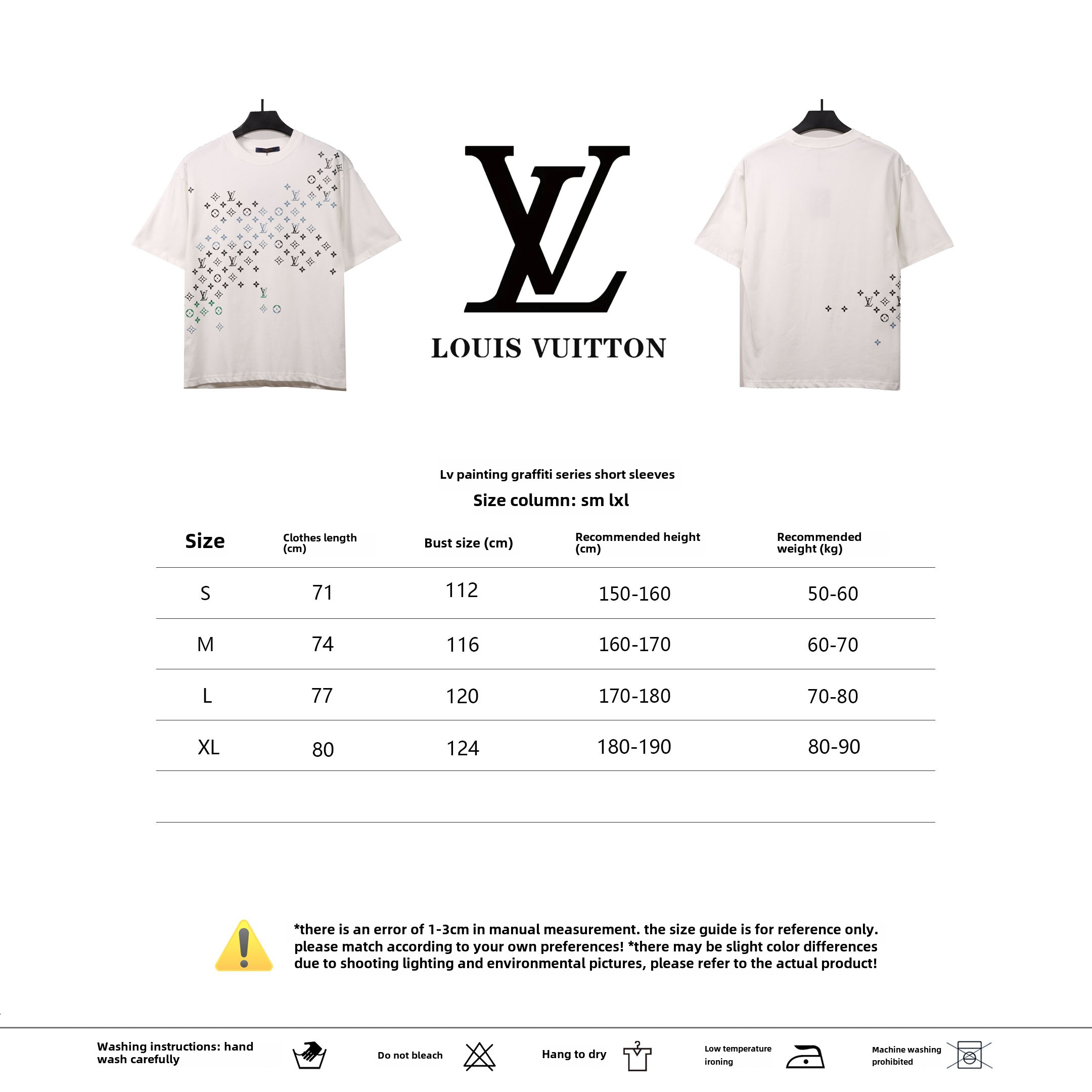 Louis Vuitton painting graffiti series T-Shirts