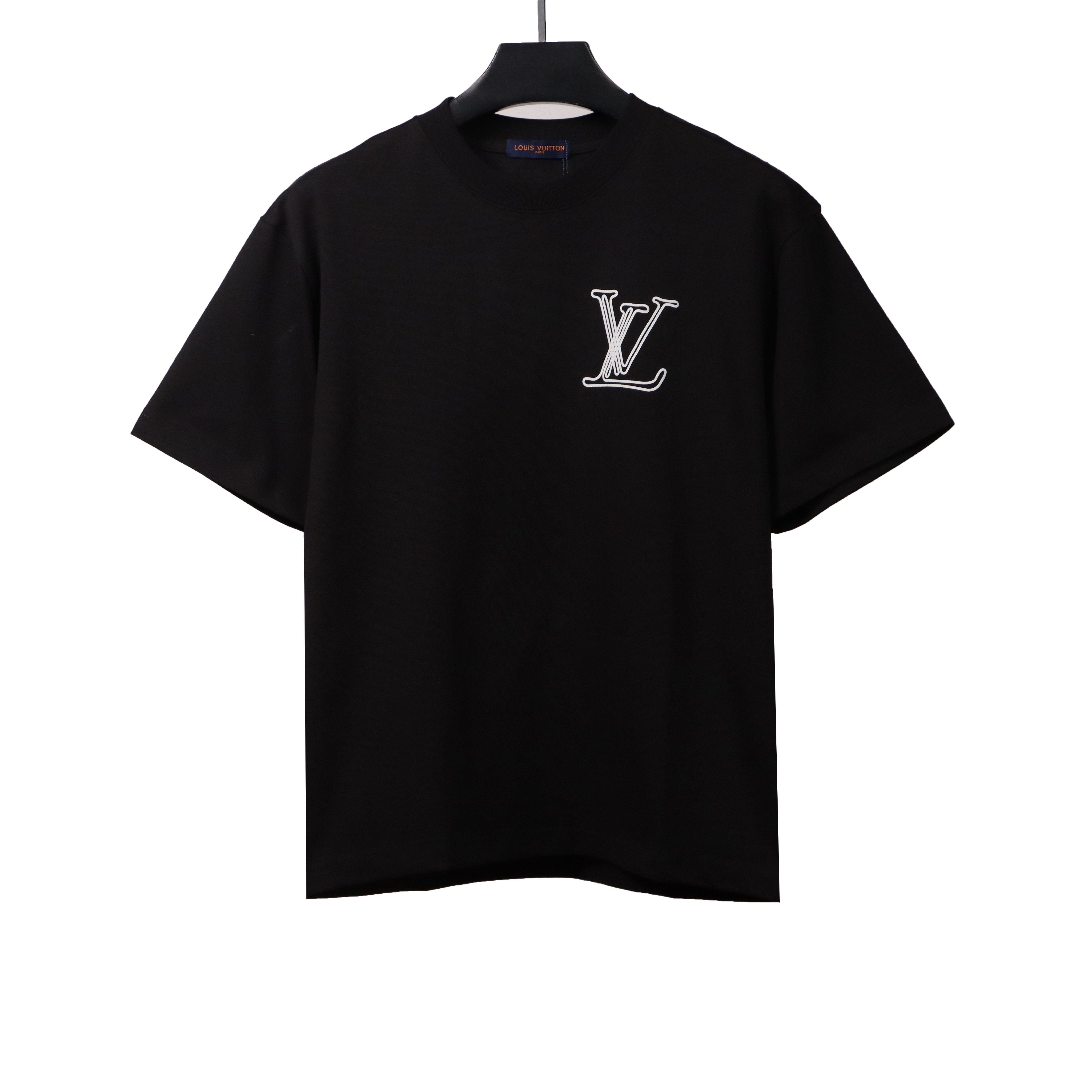 Louis Vuitton sketch painting logo T-Shirts black