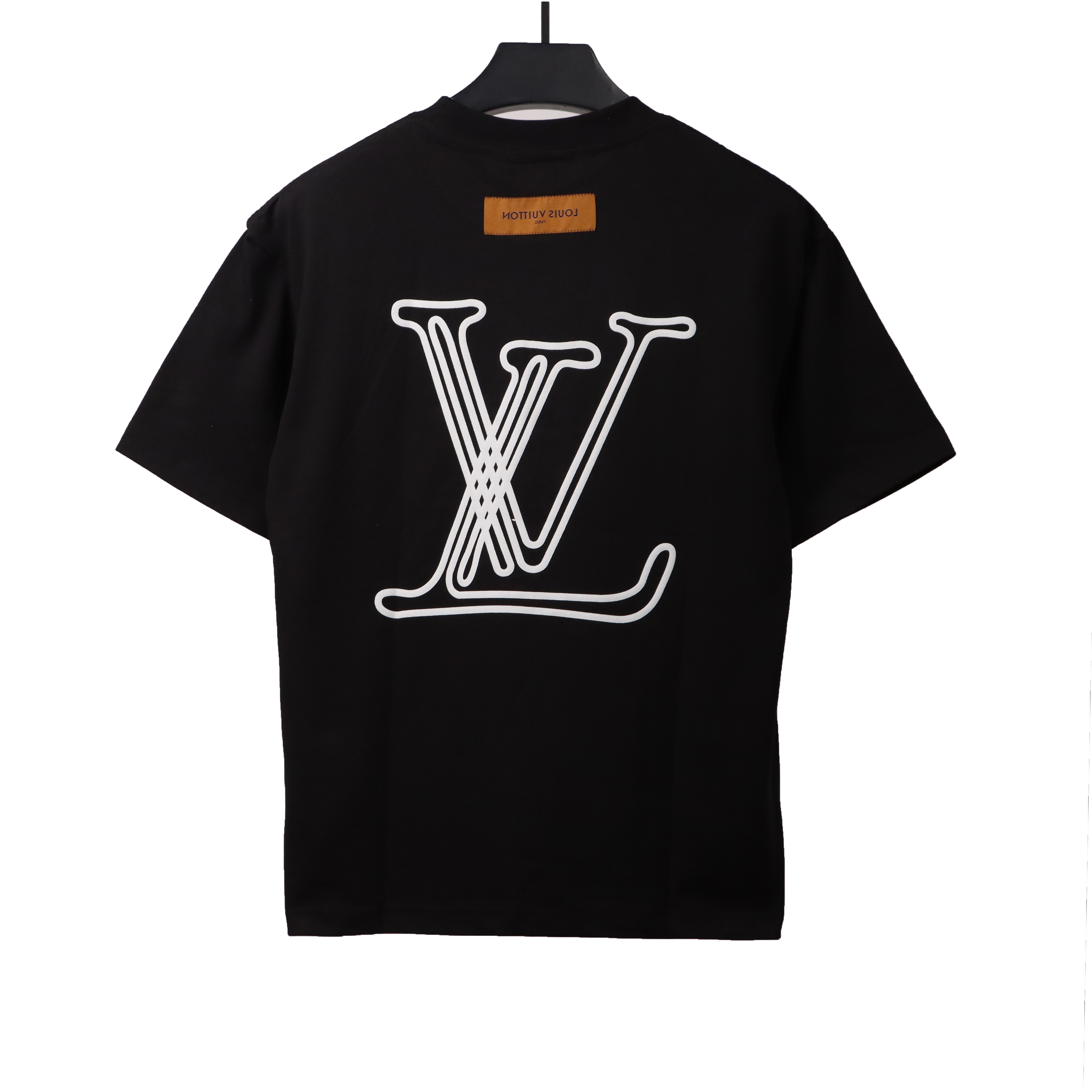 Louis Vuitton sketch painting logo T-Shirts black