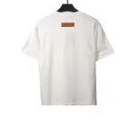 Louis Vuitton square letter overlapping T-Shirts white