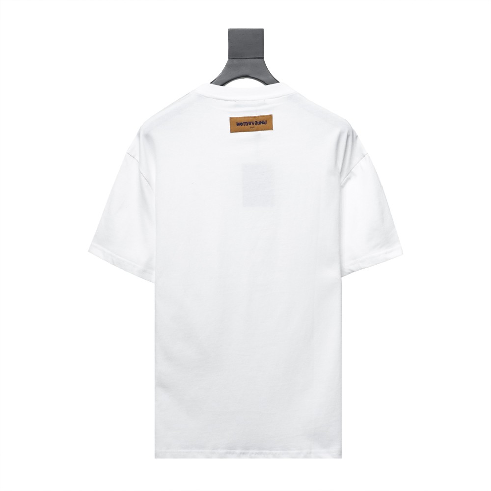  Louis Vuitton three-dimensional embossed embossed logo T-Shirts 1