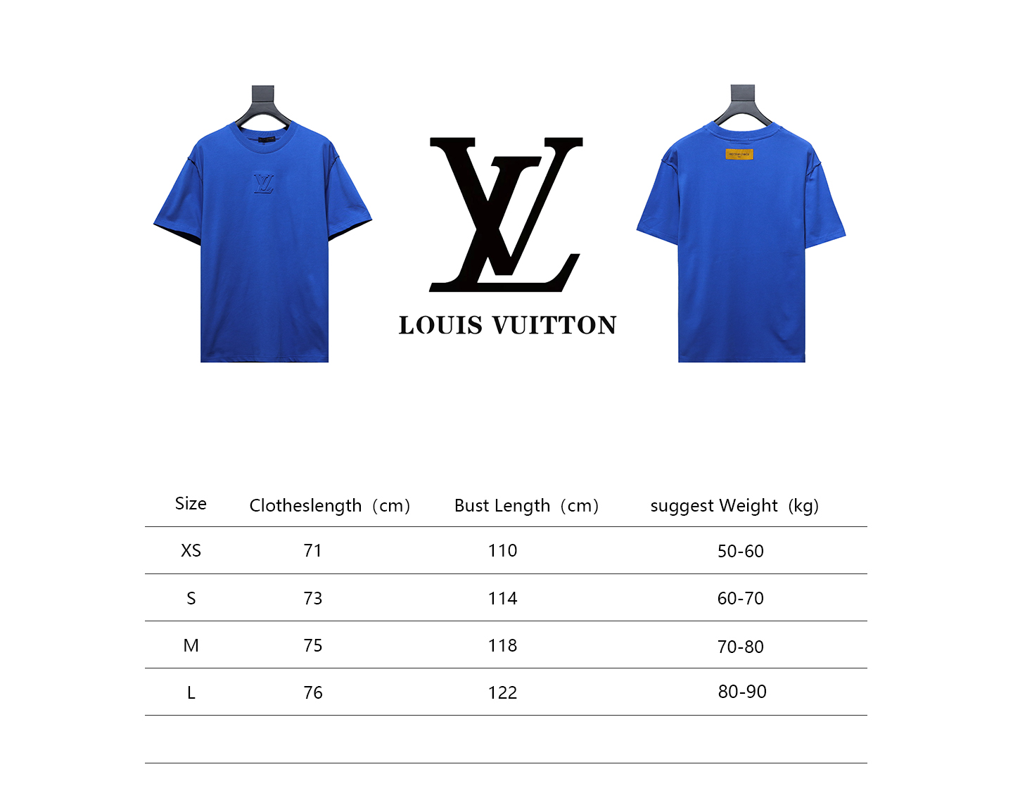 Louis Vuitton three-dimensional embossed logo T-Shirts 2
