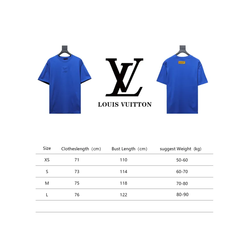 Louis Vuitton three-dimensional embossed logo T-Shirts 2