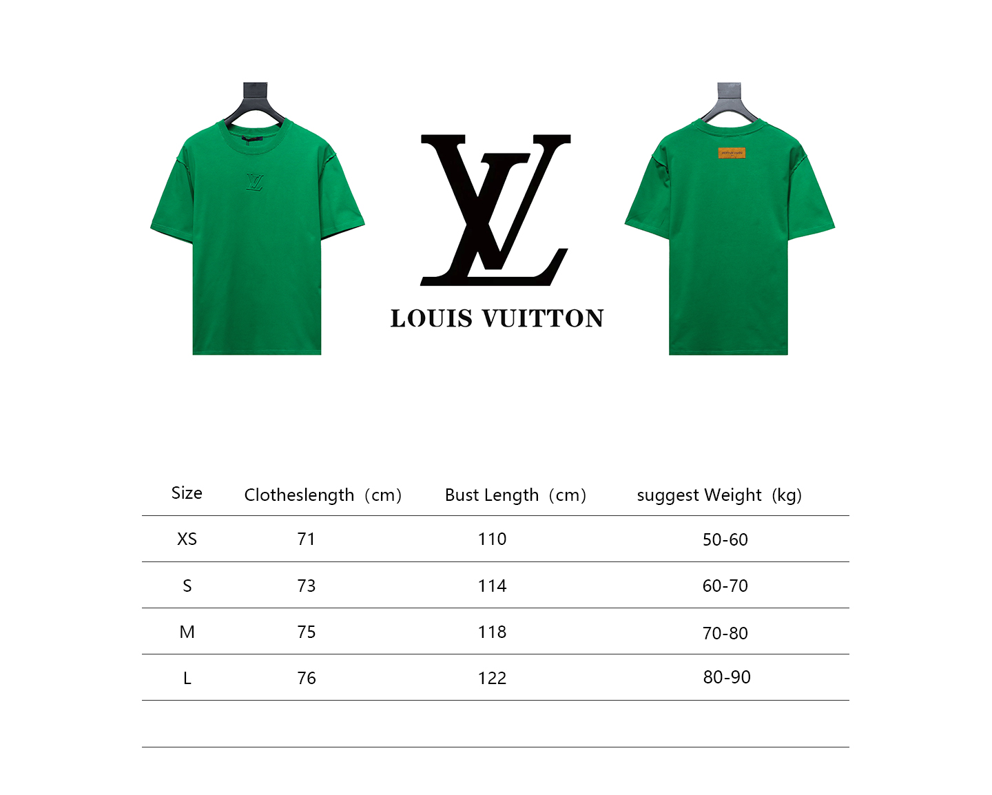 Louis Vuitton three-dimensional embossed logo T-Shirts 3