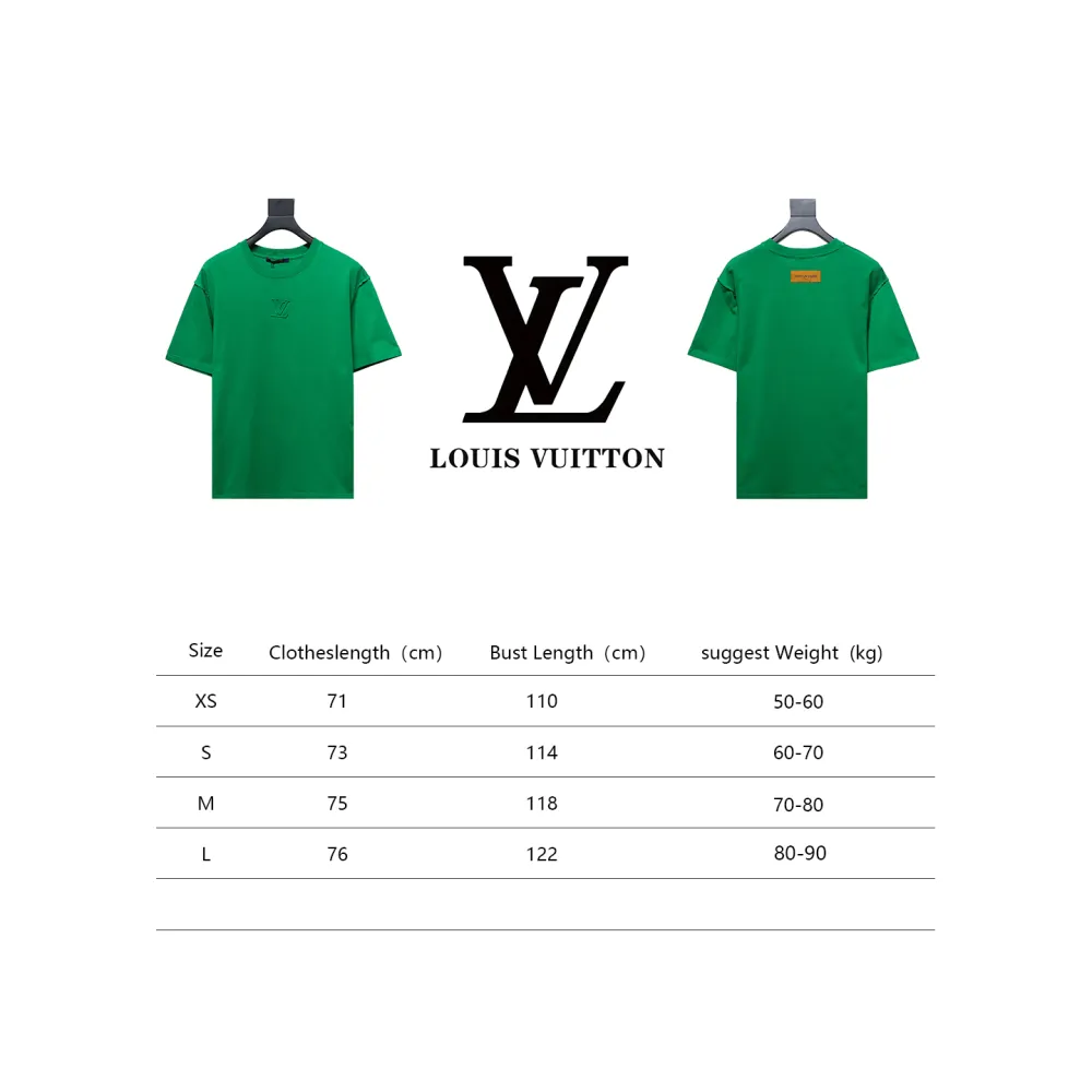 Louis Vuitton three-dimensional embossed logo T-Shirts 3
