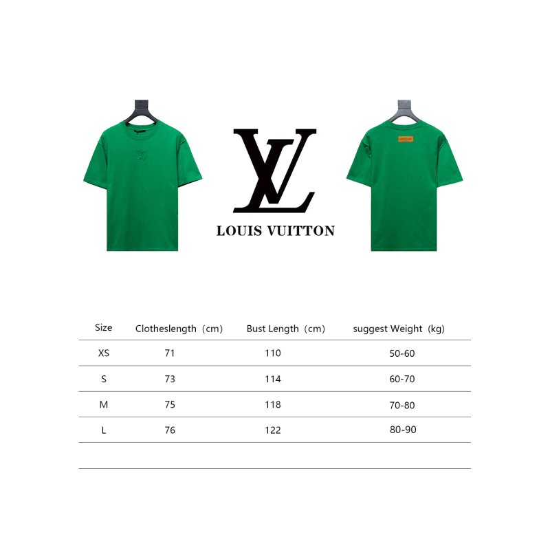 Louis Vuitton three-dimensional embossed logo T-Shirts 3