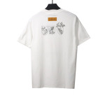Louis Vuitton watercolor depiction of colorful shell T-Shirts