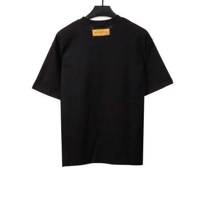 Louis Vuitton watercolor ink print T-Shirts black 02