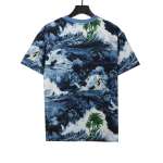  Louis Vuitton wave print T-Shirts