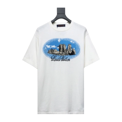 Louis Vuitton western cowboy jacquard knitted T-Shirts 01