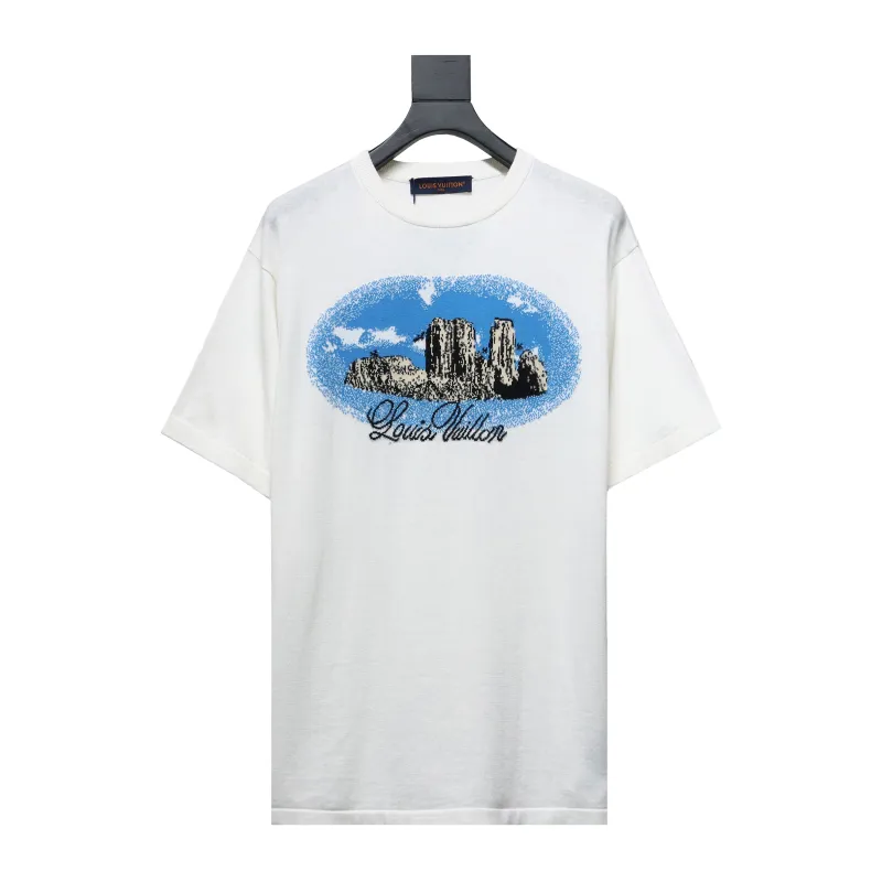 Louis Vuitton western cowboy jacquard knitted T-Shirts