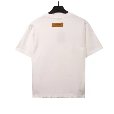 Louis Vuitton Yellow big logo T-Shirts 2 02