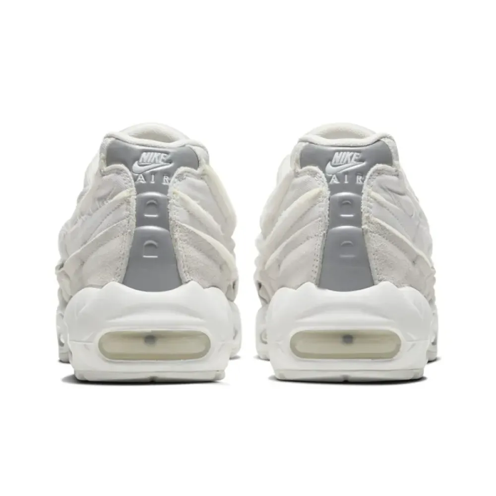 Comme Des Garcons x Air Max 95 white，CU8406-100