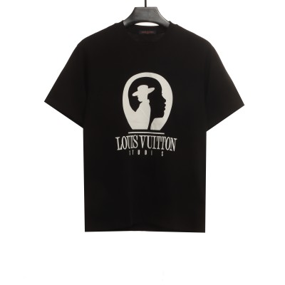 Louis Vuitton abstract character T-Shirts black 01