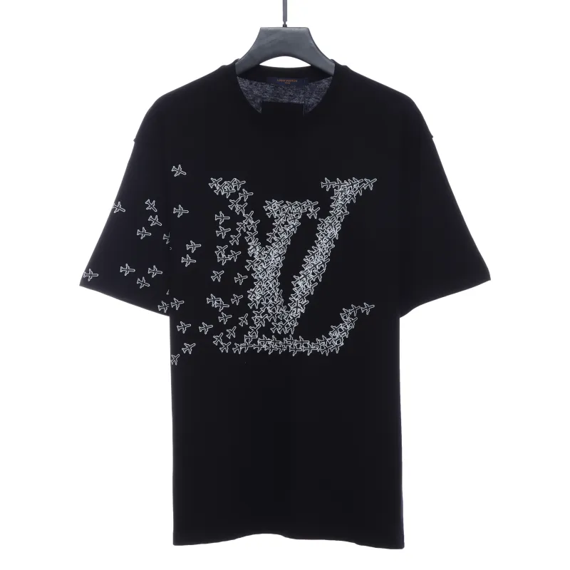  Louis Vuitton airplane print T-Shirts 2
