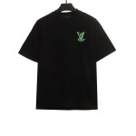  Louis Vuitton back colorful letter logo print T-Shirts 1