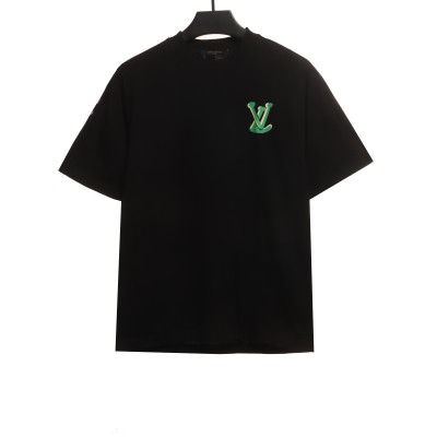  Louis Vuitton back colorful letter logo print T-Shirts 1 01