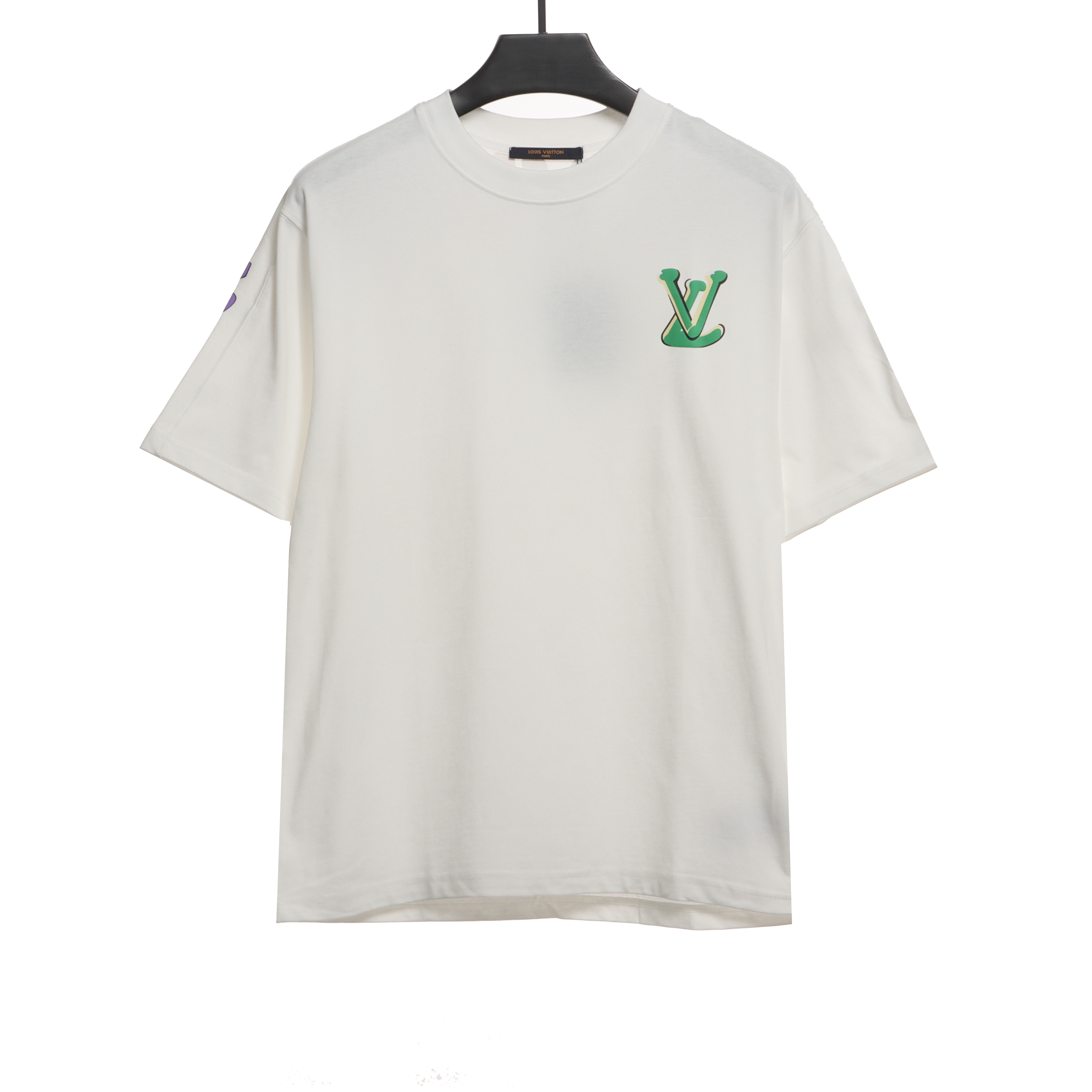 Louis Vuitton back colorful letter logo print T-Shirts 2
