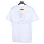  Louis Vuitton Back floating embroidered cloud T-Shirts