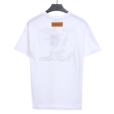 Louis Vuitton Back floating embroidered cloud T-Shirts 02