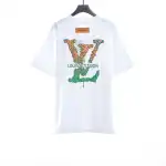 Louis Vuitton Back three flower puzzle LOGO T-Shirts 1