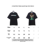 Louis Vuitton Back three flower puzzle LOGO T-Shirts 2