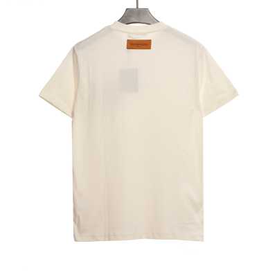 Louis Vuitton chest leather label embroidered T-Shirts 1 02