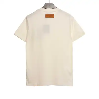 Louis Vuitton chest leather label embroidered T-Shirts 1 02