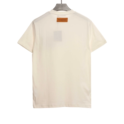 Louis Vuitton chest leather label embroidered T-Shirts 1 02