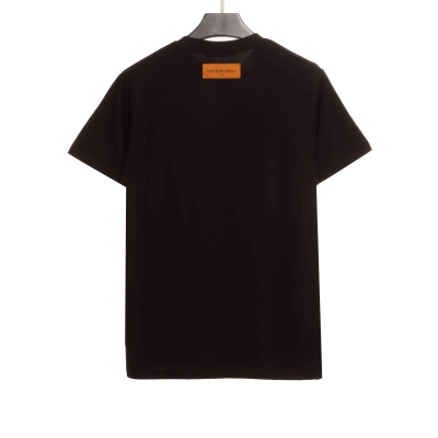Louis Vuitton chest leather label embroidered T-Shirts 2 02