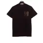 Louis Vuitton chest leather label embroidered T-Shirts 2