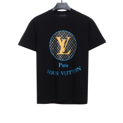  Louis Vuitton Chest logo letter T-Shirts 01