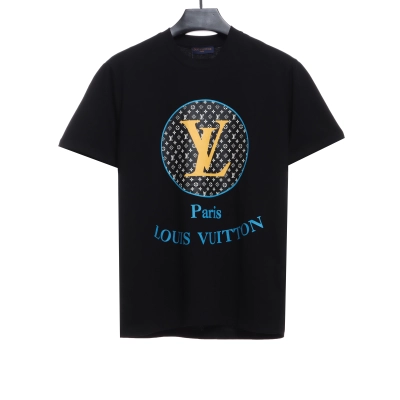 Louis Vuitton Chest logo letter T-Shirts 01