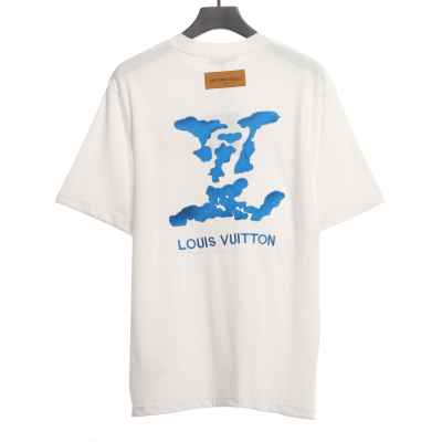  Louis Vuitton cloud print LOGO T-Shirts 1 02