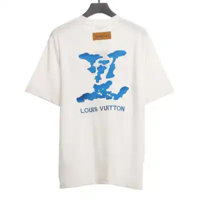 Louis Vuitton cloud print LOGO T-Shirts 1 02