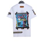  Louis Vuitton cyberpunk band printed music T-Shirts