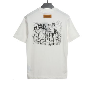  Louis Vuitton employee limited print T-Shirts 02