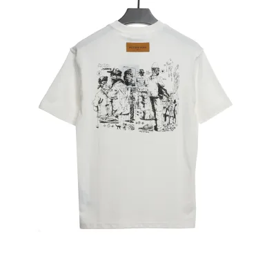  Louis Vuitton employee limited print T-Shirts 02