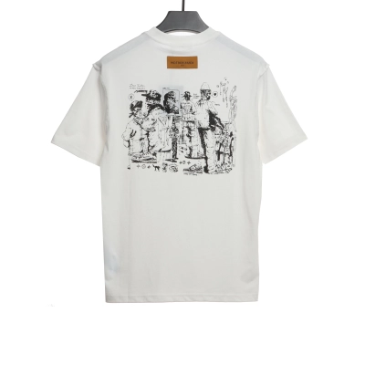 Louis Vuitton employee limited print T-Shirts 02