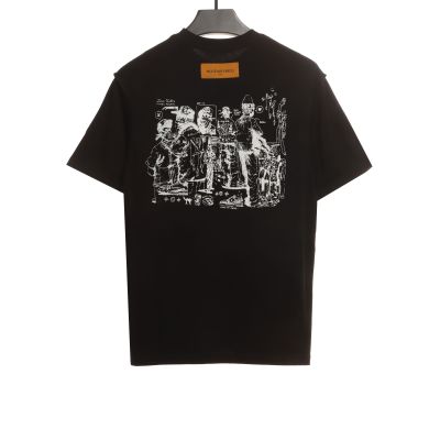  Louis Vuitton employee limited print T-Shirts 2 02
